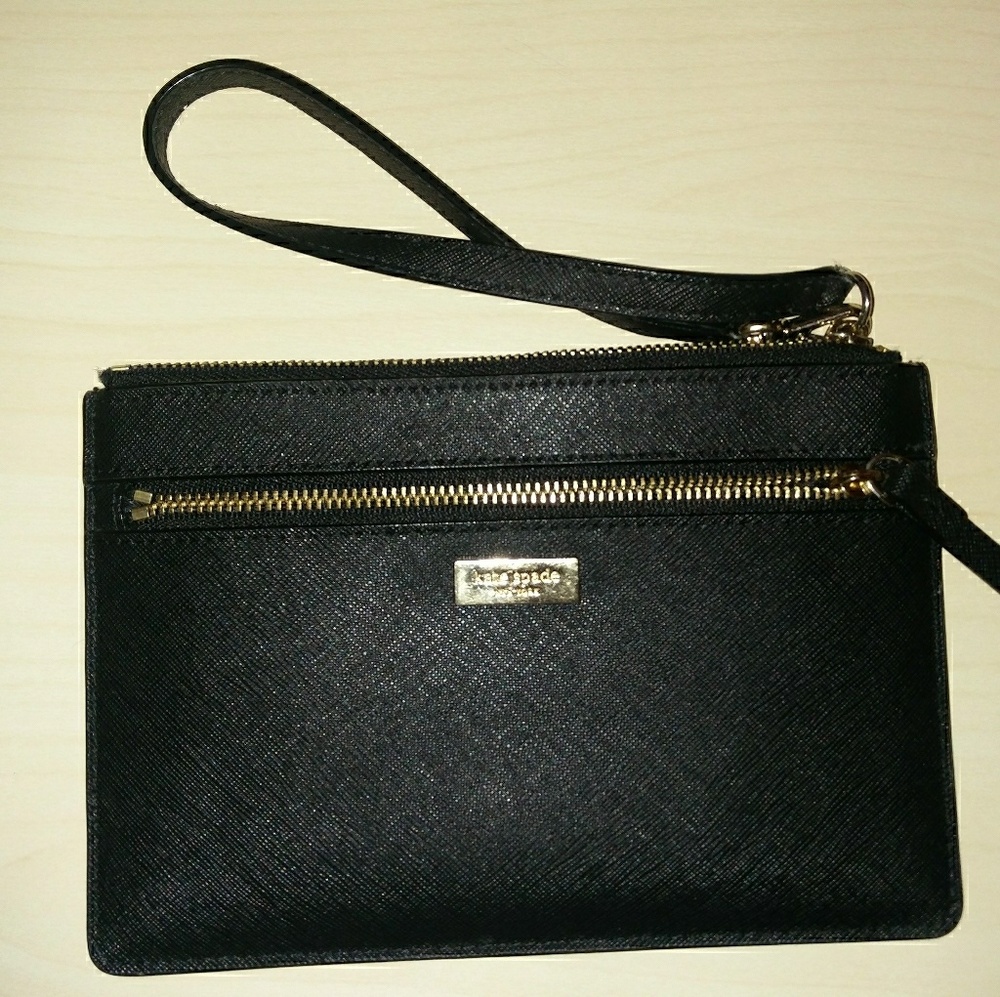 Kate spade black wristlet